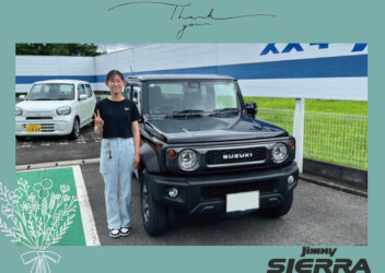 Y様ジムニーシエラ納車☆彡